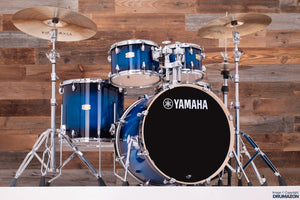 Yamaha SBP0F50 Stage Custom Birch 5-piece Shell Pack - Deep Blue Sunburst