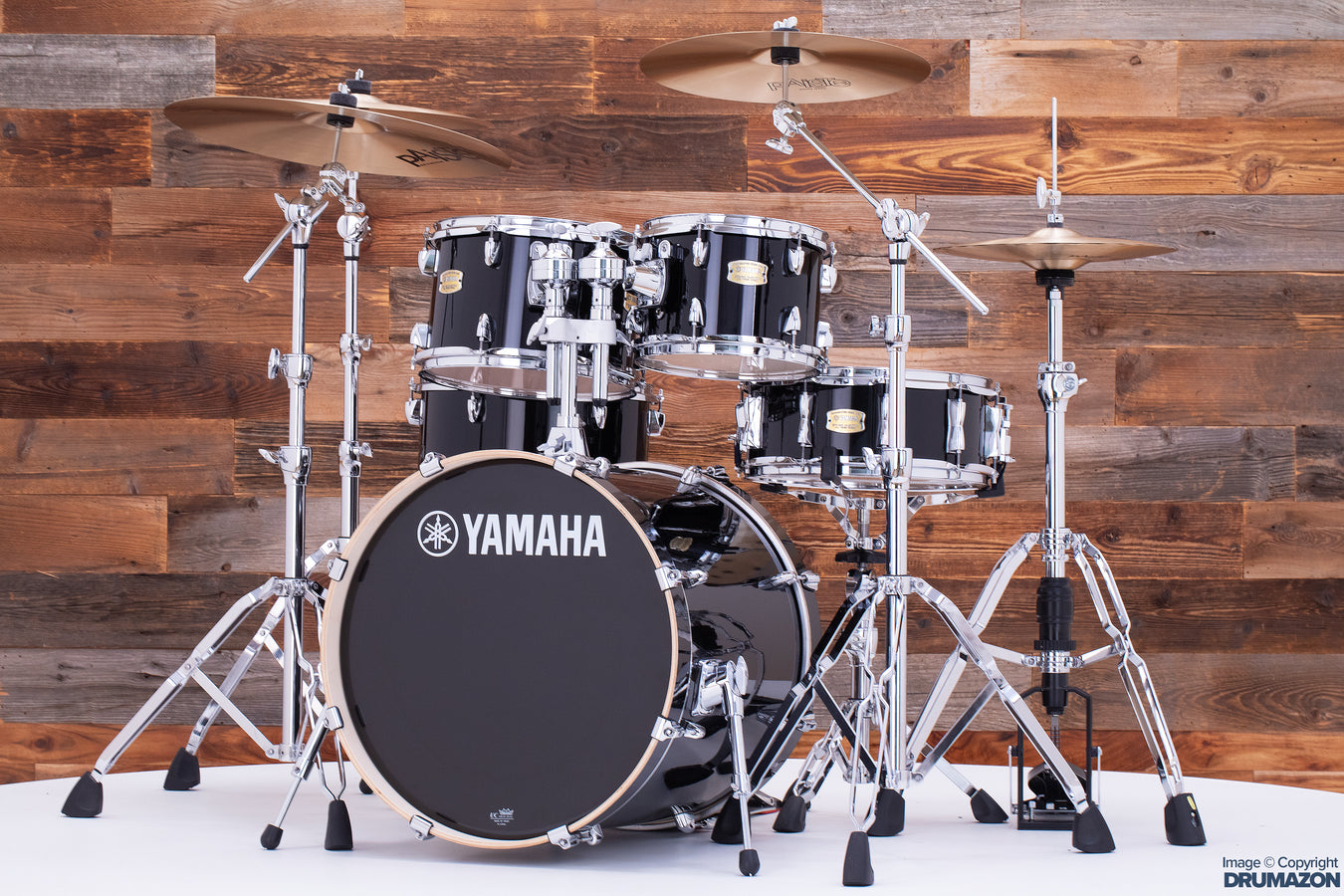 Yamaha Stage Custom 1990er Schlagzeug Set mit online 3 Toms + Hardware