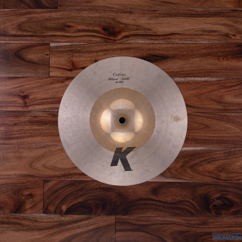 ZILDJIAN 11" K CUSTOM HYBRID SPLASH CYMBAL (PRE-LOVED)