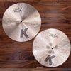 ZILDJIAN 14" K CUSTOM DARK HI-HAT CYMBALS (PRE-LOVED)