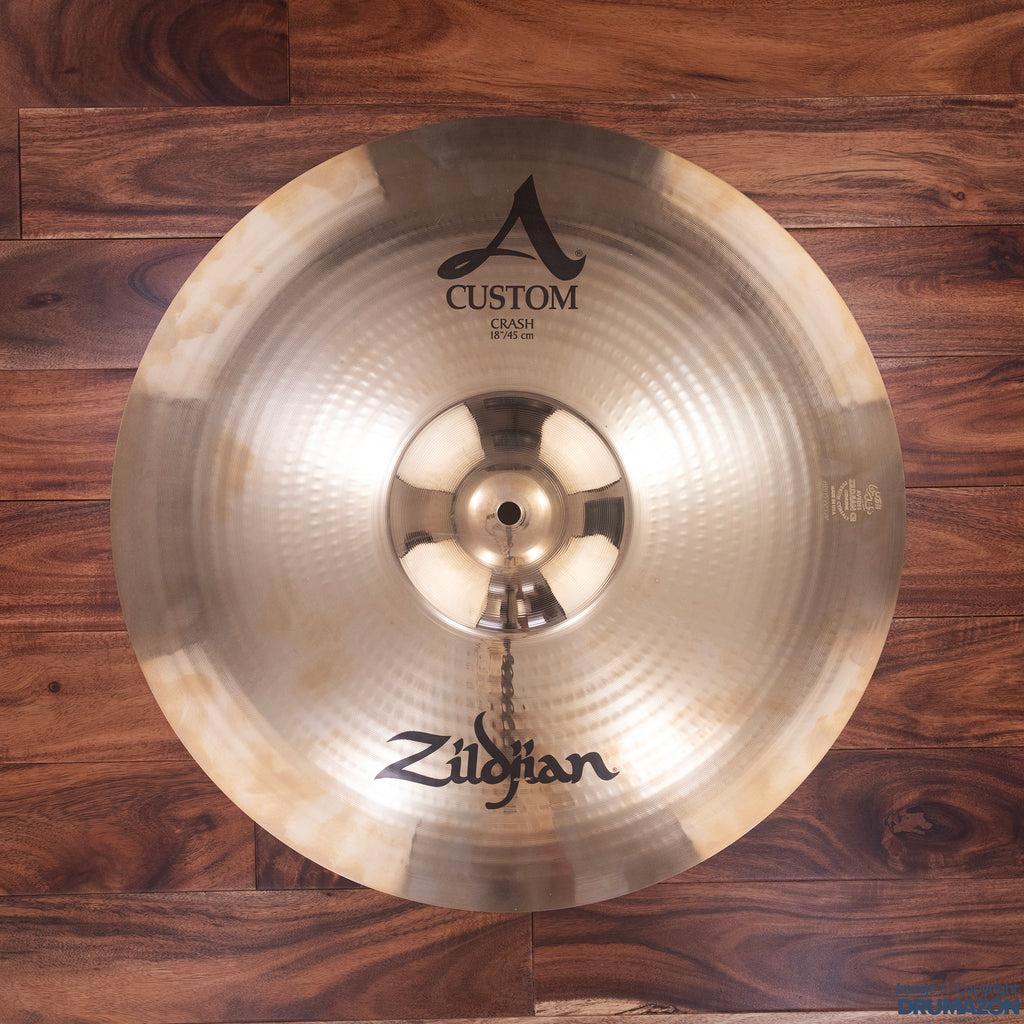 ZILDJIAN 18" A CUSTOM CRASH CYMBAL (PRE-LOVED)