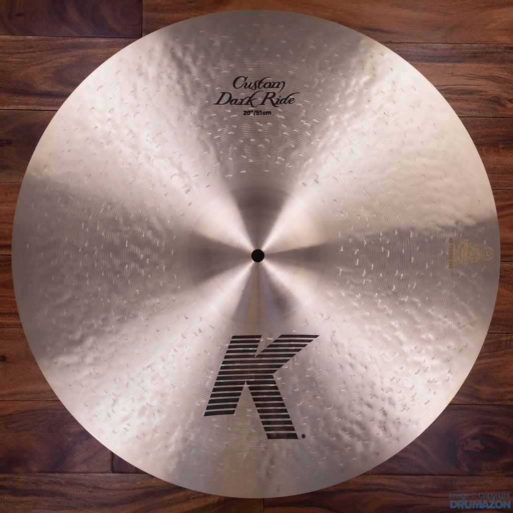 ZILDJIAN 20" K CUSTOM DARK RIDE CYMBAL (PRE-LOVED)