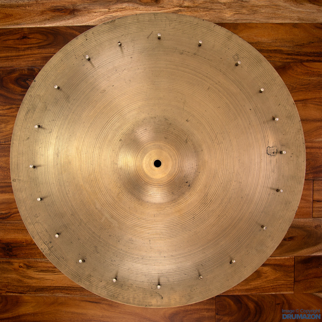 ZILDJIAN 22" AVEDIS PANG CYMBAL WITH RIVETS (PRE-LOVED)