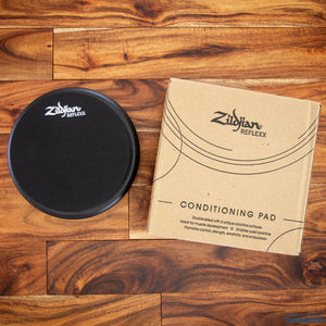 ZILDJIAN REFLEXX 6" CONDITIONING PRACTICE PAD, BLACK (PRE-LOVED)