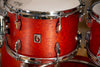 BRITISH DRUM COMPANY LEGEND SERIES 6 PIECE DRUM KIT, BUCKINGHAM SCARLETT - THE DRUMMERS REVIEW KIT! WATCH THE VIDEO