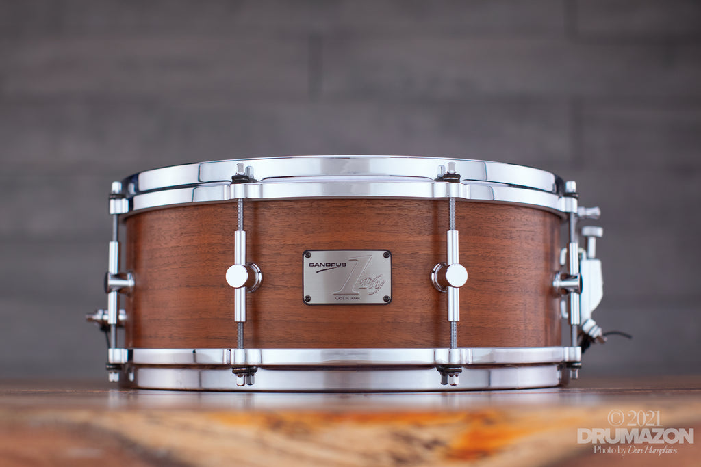 CANOPUS 14 X 5.5 ZELKOVA 1PLY WALNUT SNARE DRUM (PRE