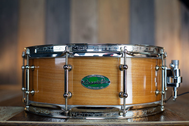 CRAVIOTTO LAKE SUPERIOR TIMELESS TIMBER 14 X 5.5 SOLID BIRCH SNARE DRUM  NO.42 OF 100