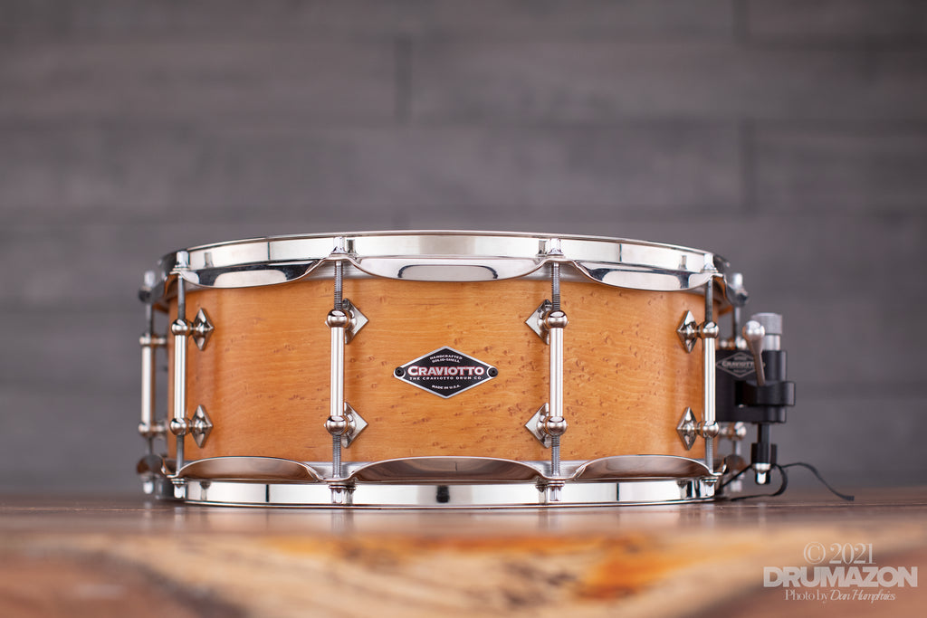 CRAVIOTTO CUSTOM 14 X 5.5 BIRDSEYE MAPLE SOLID SHELL