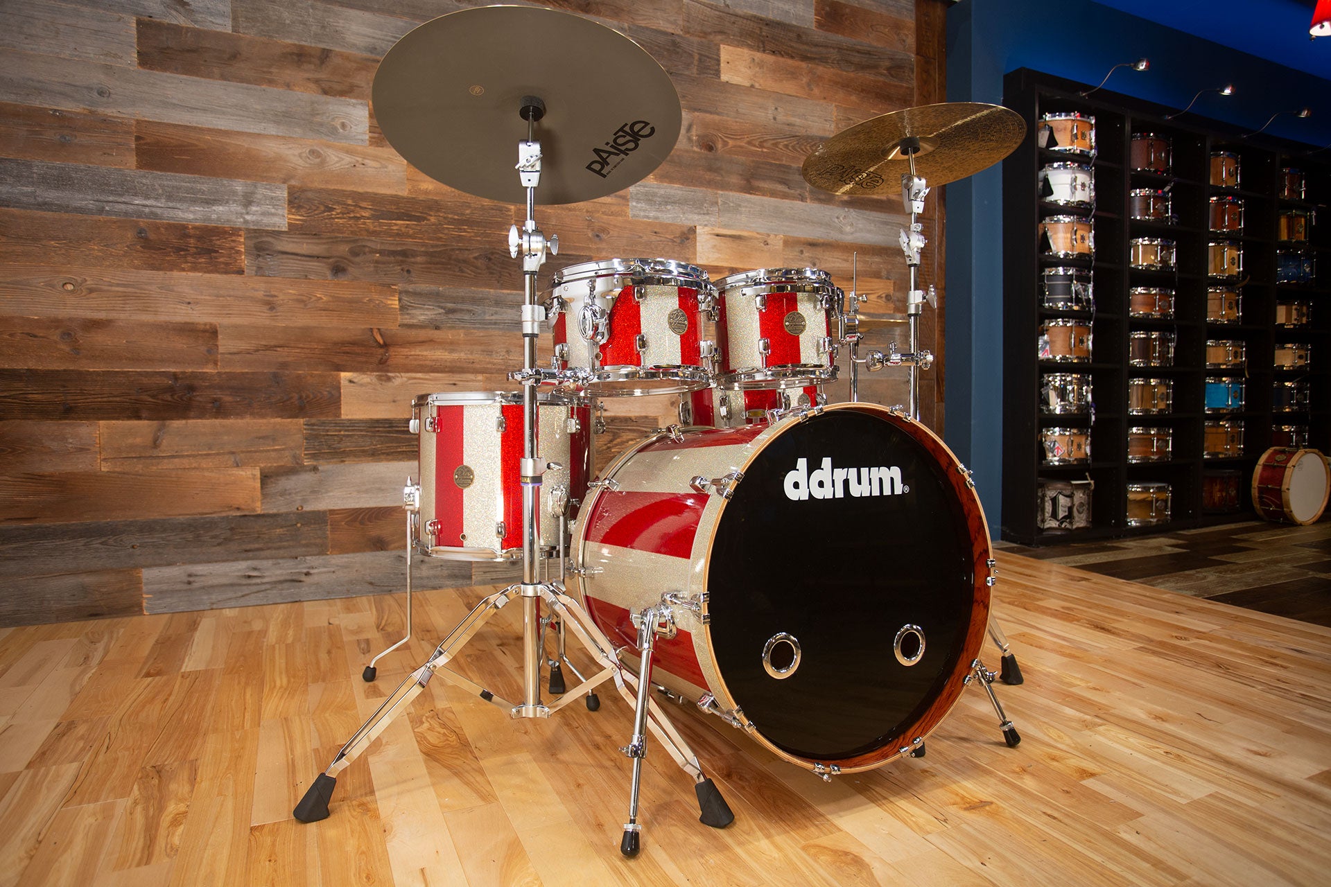 DDRUM DIOS AFRICAN BUBINGA DRUM KIT REDDDRUM DIOS AFRICAN BUBINGA DRUM KIT RED  