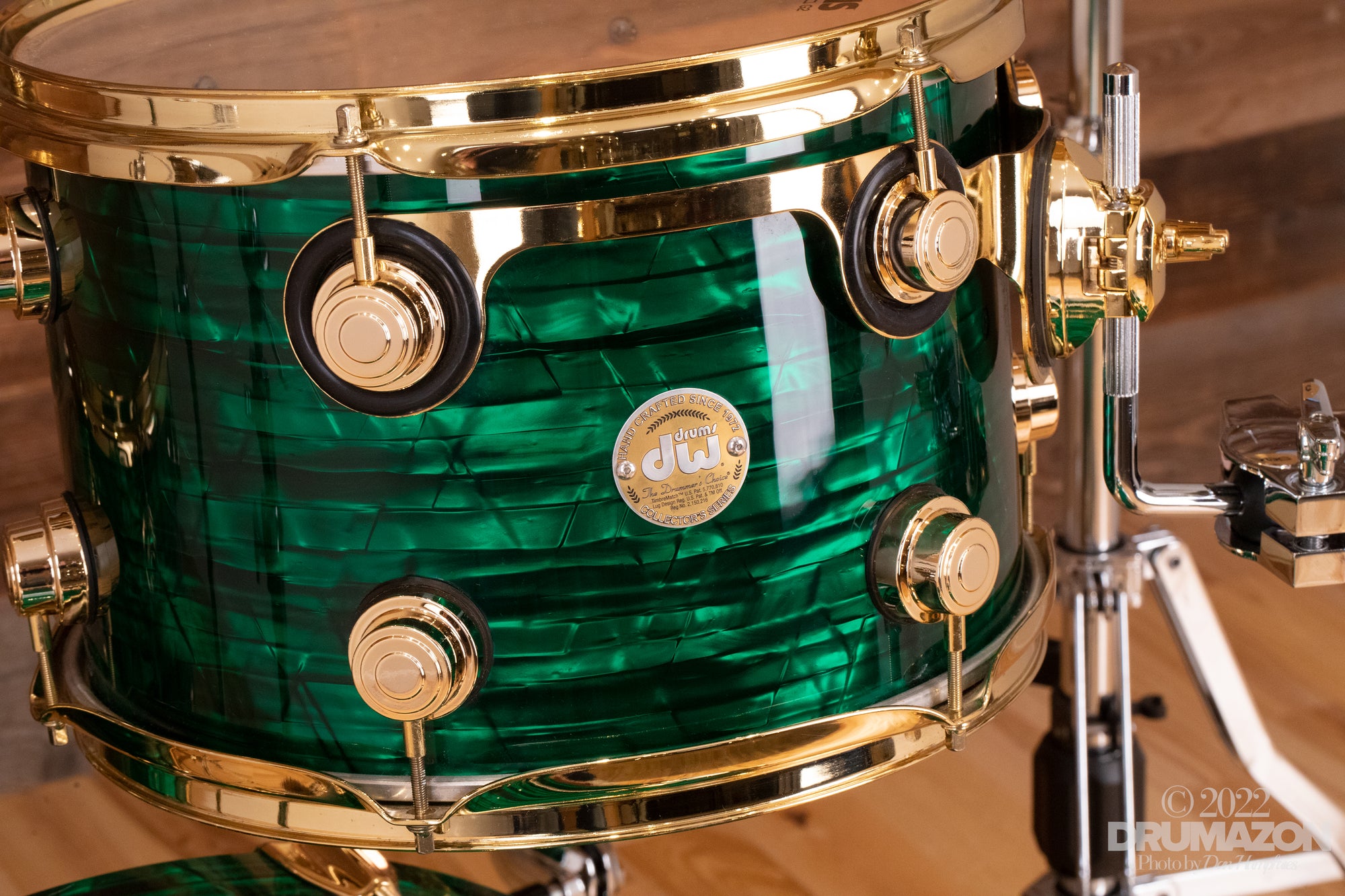 Dw Drum Workshop Collectors Series Ii 3 Piece Drum Kit Emerald Ony Drumazon