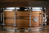 EVETTS 14 X 6.5 JARRAH SNARE DRUM, BLACKHEART SASSAFRAS SMOOTH SATIN VENEER