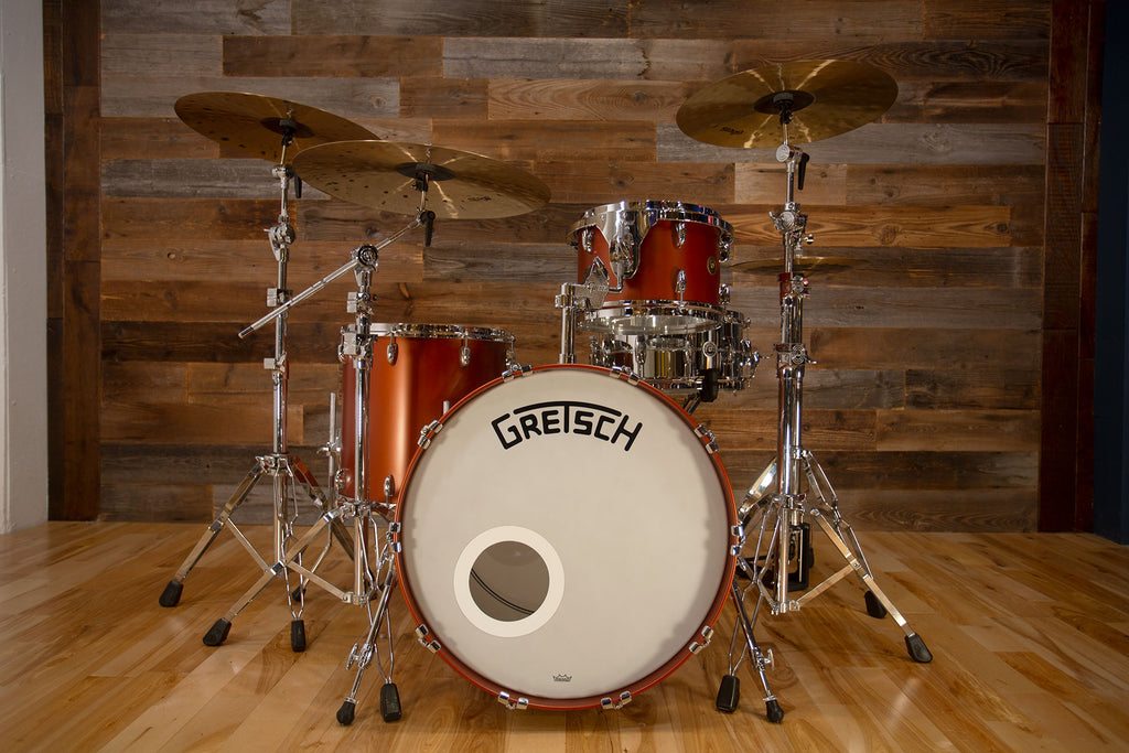 Gretsch Broadkaster Logo 22 Bass Drum Head Fiberskyn