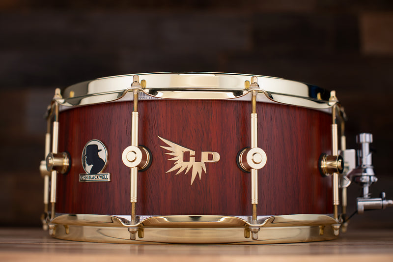 HENDRIX 14 X 6 JOHN BLACKWELL SIGNATURE AFRICAN PADAUK SNARE DRUM