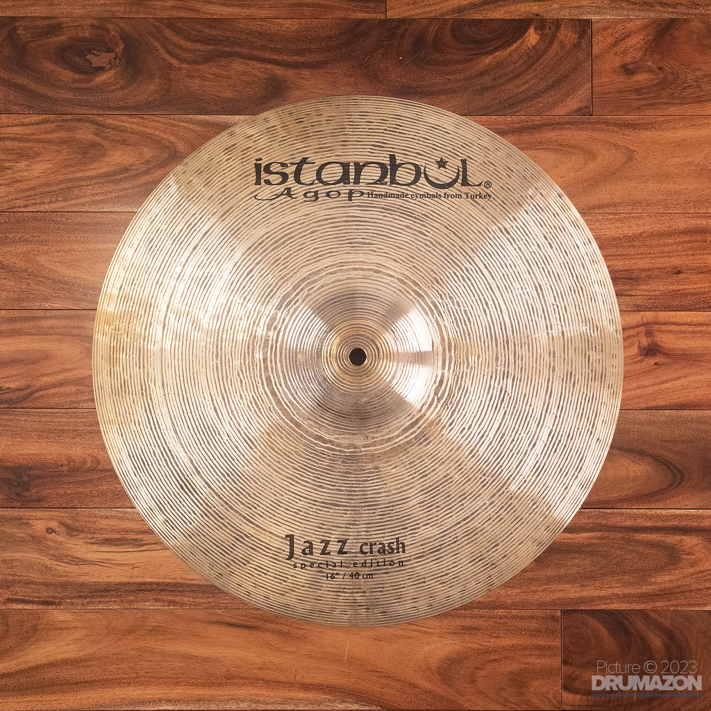 ISTANBUL AGOP 16" SPECIAL EDITION SERIES JAZZ CRASH CYMBAL