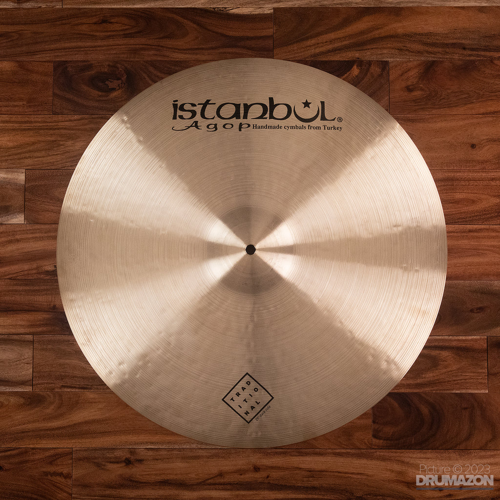 ISTANBUL AGOP 21" TRADITIONAL SERIES DARK RIDE CYMBAL