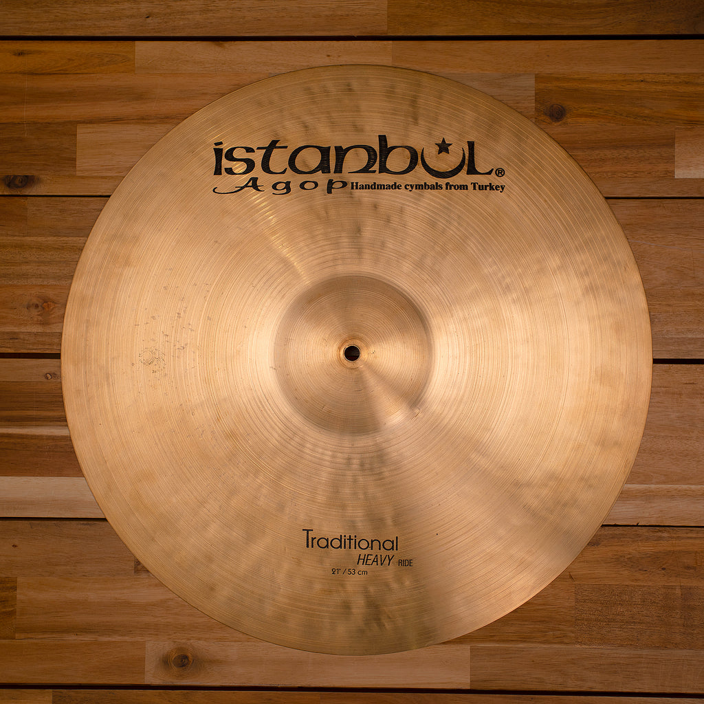 ISTANBUL AGOP 21" TRADITIONAL SERIES HEAVY RIDE CYMBAL