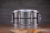 LUDWIG 13 X 7 UNIVERSAL BRASS SNARE DRUM, CHROME FITTINGS