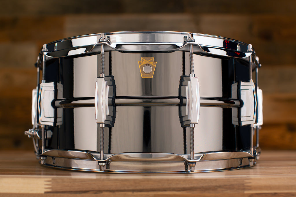 LUDWIG 14 X 6.5 LB546 BRONZE BEAUTY SNARE DRUM, SEAMLESS BRONZE, BLACK NICKEL PLATED