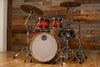 MAPEX ARMORY 5 PIECE ROCK MAPLE / BIRCH HYBRID SHELL DRUM KIT, REDWOOD BURST