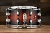 MAPEX BLACK PANTHER SOLIDUS 14 X 7 11 PLY MAPLE SNARE DRUM, RED TO BLACK BURST LACQUER (EX-DISPLAY)