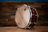 MAPEX BLACK PANTHER SOLIDUS 14 X 7 11 PLY MAPLE SNARE DRUM, RED TO BLACK BURST LACQUER (EX-DISPLAY)