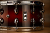 MAPEX BLACK PANTHER SOLIDUS 14 X 7 11 PLY MAPLE SNARE DRUM, RED TO BLACK BURST LACQUER (EX-DISPLAY)