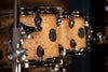 MAPEX SATURN V EXOTIC SOUND WAVE TWIN 5 PIECE DRUM KIT, NATURAL MAPLE BURL