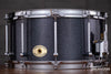 NOBLE & COOLEY 14 X 7 SS CLASSIC BEECH SOLID SHELL SNARE DRUM HEMATITE SPARKLE / CHROME FITTINGS (PRE-LOVED)