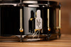 NOBLE & COOLEY 14 X 6 SS CLASSIC SOLID BIRCH SHELL SNARE DRUM, BLACK GLOSS LACQUER