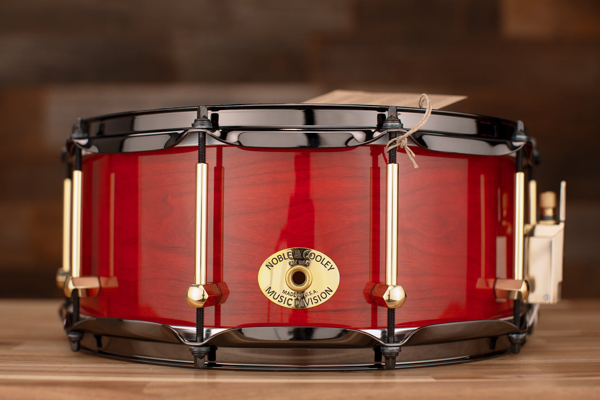 NOBLE & COOLEY 14 X 6 SS CLASSIC CHERRY SOLID SHELL SNARE DRUM TRANSLU –  Drumazon