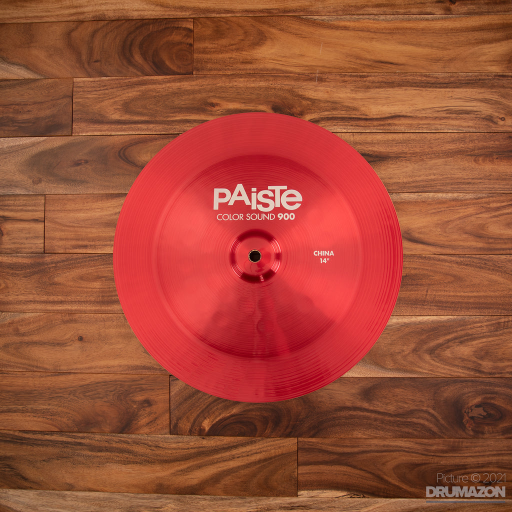 PAISTE 14" 900 COLOR SOUND SERIES RED CHINA CYMBAL