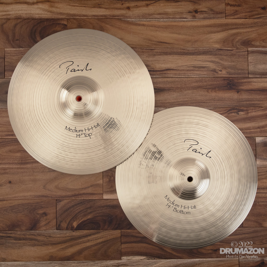 Signature Paiste Medium HiHat 14” pair-