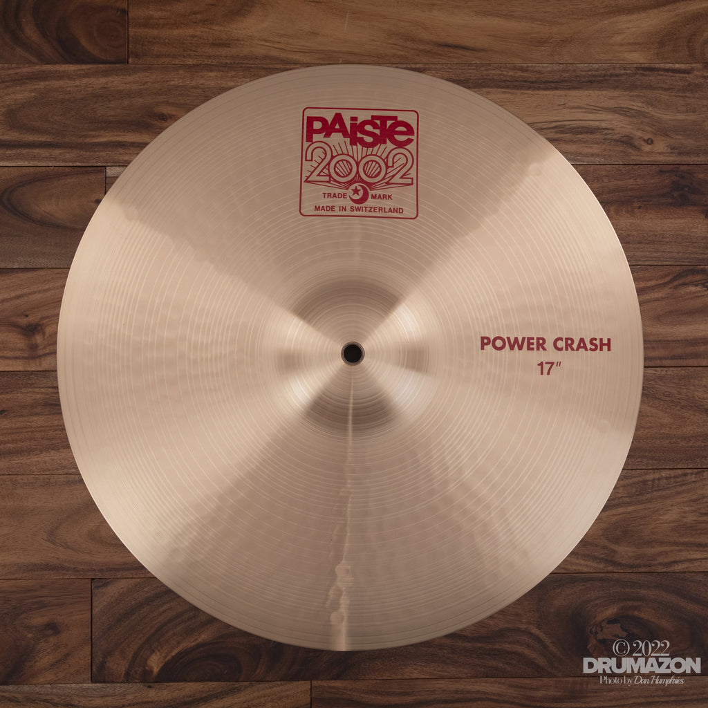 Paiste 2002 deals 17 crash