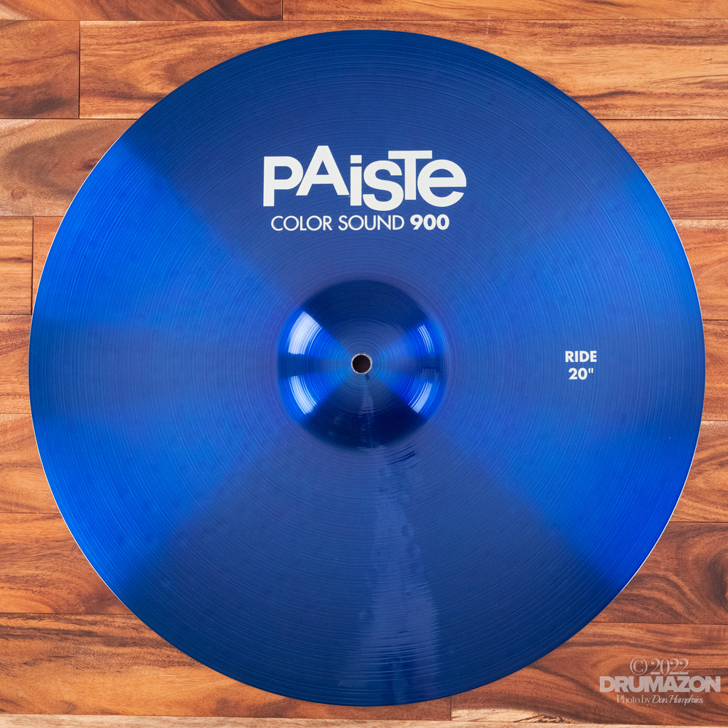 PAISTE 20" 900 COLOR SOUND SERIES BLUE RIDE CYMBAL