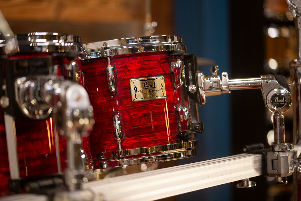 PEARL MASTERS MSX RETROSPEC 4 PIECE MAPLE DRUM KIT, RED ONYX – Drumazon