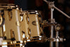 PEARL MASTERWORKS COLLECTORS EDITION 5 PIECE DRUM KIT, IRIDESCENT WHITE SPARKLE, GOLD FITTINGS (PRE-LOVED)