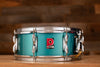 PREMIER 14 X 5.5 CABRIA LACQUER SNARE DRUM, TURQUOISE METALLIC (PRE-LOVED)