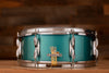 PREMIER 14 X 5.5 CABRIA LACQUER SNARE DRUM, TURQUOISE METALLIC (PRE-LOVED)