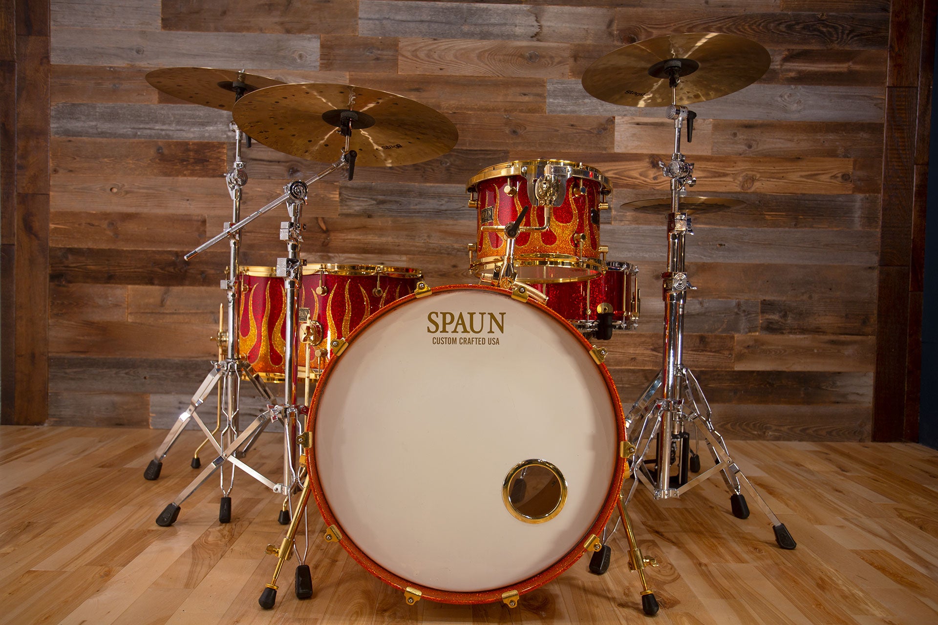 SPAUN CUSTOM SERIES MAPLE DRUM KITSPAUN CUSTOM SERIES MAPLE DRUM KIT  