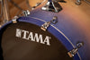 TAMA STARCLASSIC WALNUT / BIRCH 4 PIECE DRUM KIT, SATIN PURPLE ATMOSPHERE FADE (PRE-LOVED)