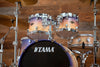 TAMA STARCLASSIC WALNUT / BIRCH 4 PIECE DRUM KIT, SATIN PURPLE ATMOSPHERE FADE (PRE-LOVED)