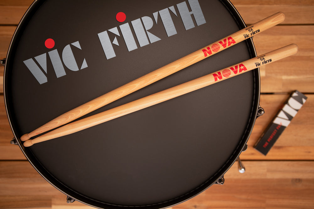 Vic Firth Nova 5AN Hickory 5A Nylon Drumsticks N5AN - Musicians Cart