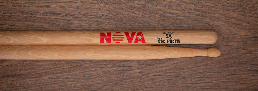 Vic Firth Nova 5AN Hickory 5A Nylon Drumsticks N5AN - Musicians Cart