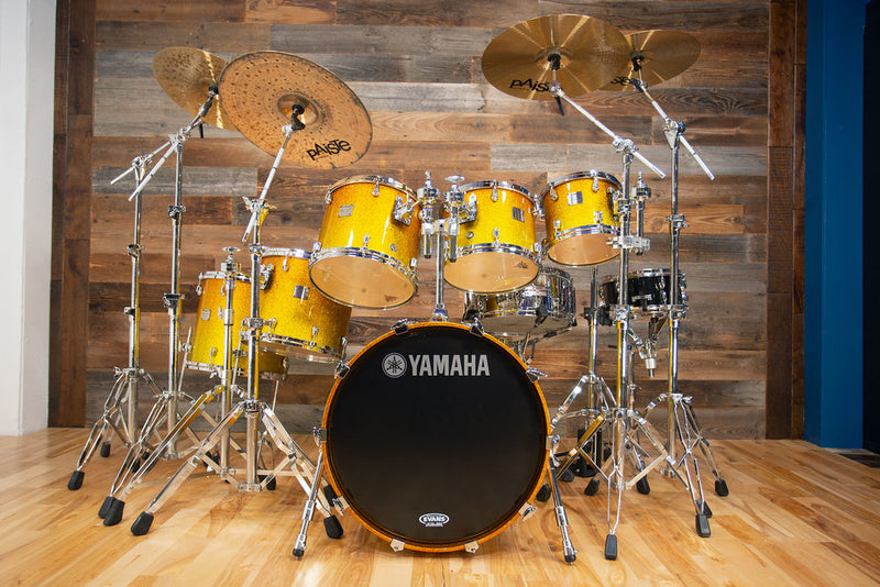 Yamaha double deals bass drum set