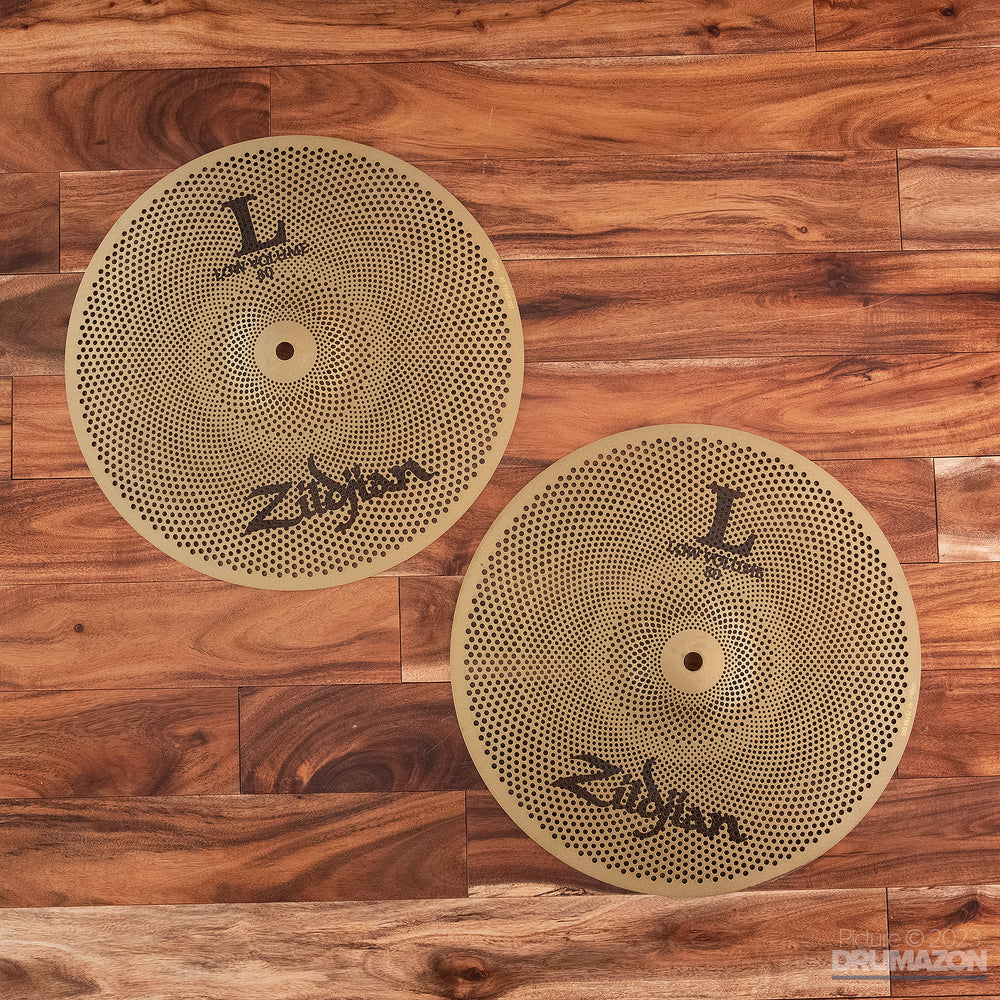 ZILDJIAN L80 LOW VOLUME 348 BOXED LOW NOISE CYMBAL SET (PRE-LOVED